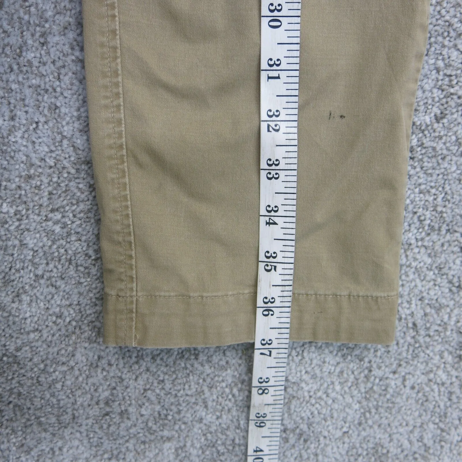 Abercrombie & Fitch Womens Langdon Skinny Stretch Pant Mid Rise Khaki SZ W29XL32