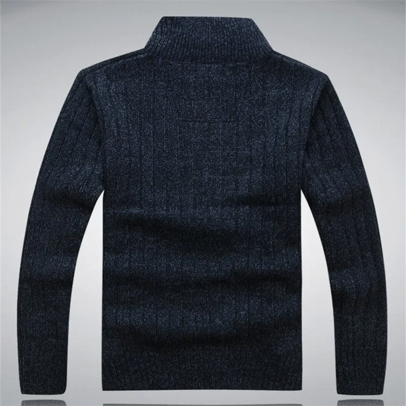 Advbridge Men&#39;s Winter Sweater Casual Knitted Cardigan Jackets Thick Warm Clothing Cashmere Sweater Coats Outerwear Male Knit Sweater