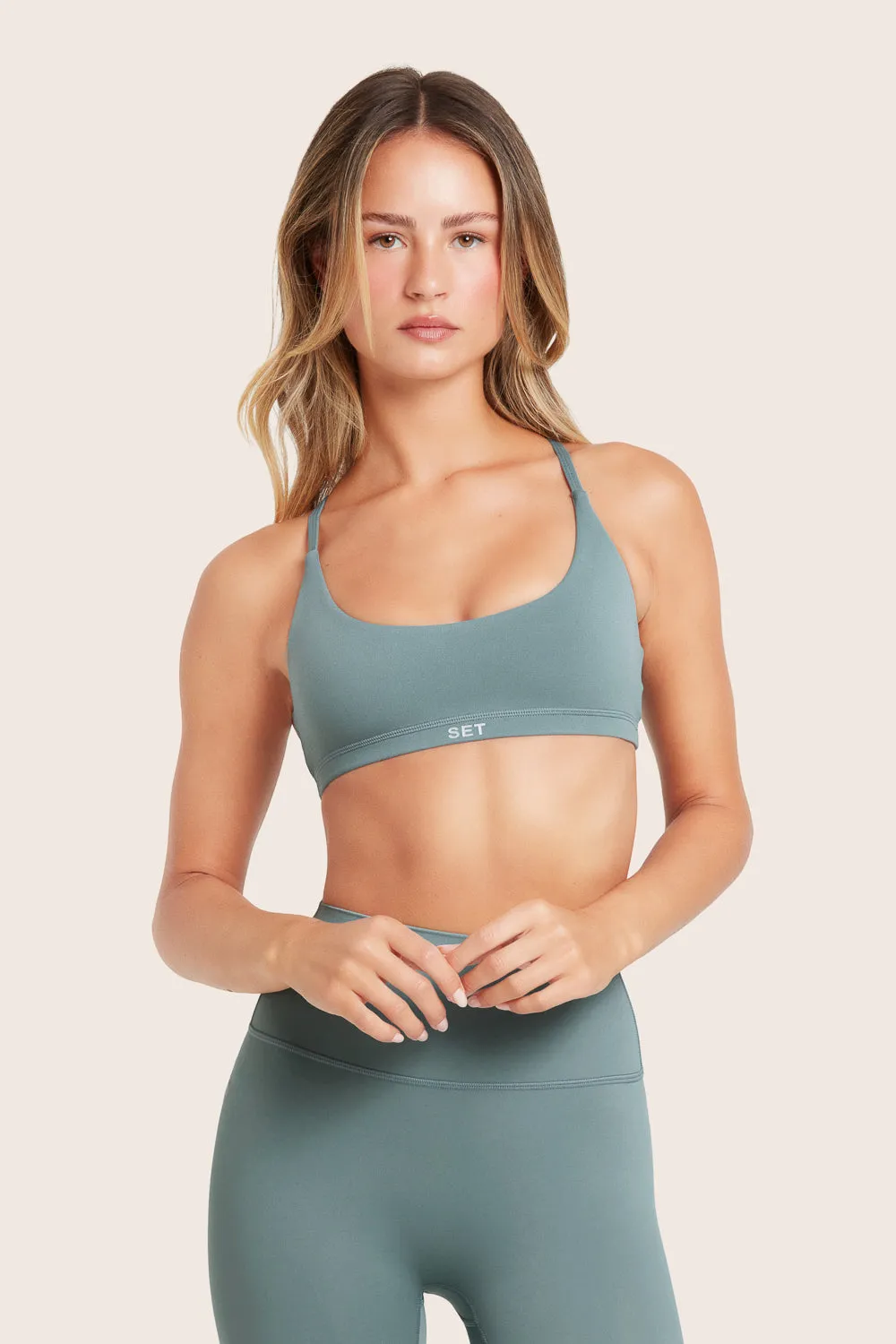 AIRLUXE™ BREATHE Y STRAP BRA - BAY