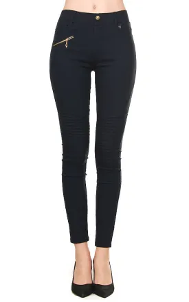 AL16773 Navy Stretch Jeggings