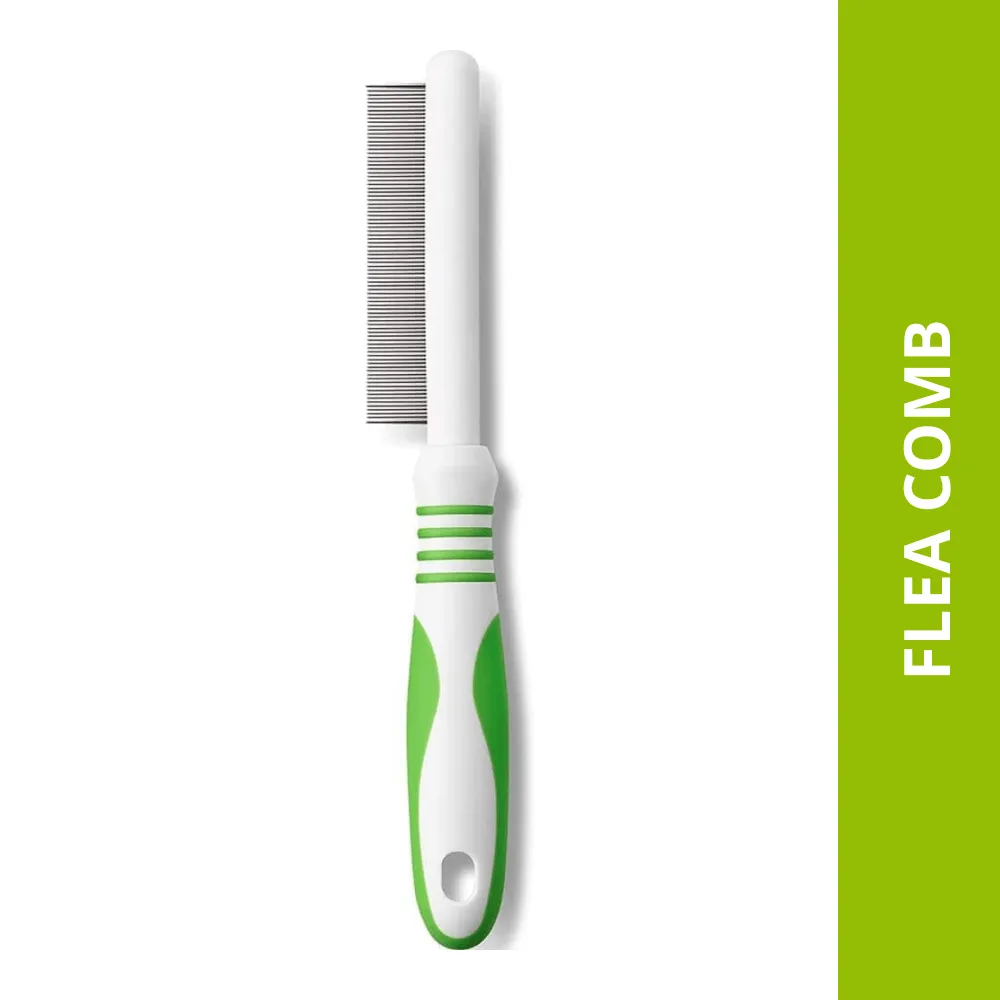 Andis Flea Comb for Dogs (White/Lime Green)