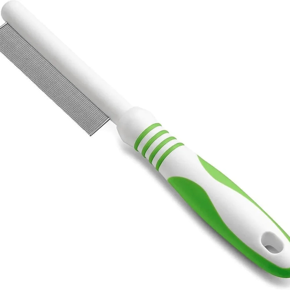 Andis Flea Comb for Dogs (White/Lime Green)