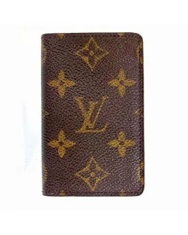 Authentic Louis Vuitton Monogram Business Card Case - Good Condition