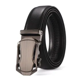 Automatic Leather Buckle Belt Leisure Business Jaguar Pants Belt