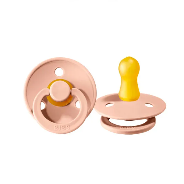 BIBS Colour Pacifiers 2Pack (Size 3) Blush