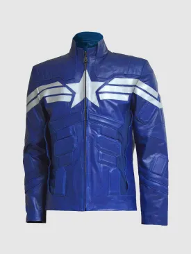 Blue Jacket With Gray Star