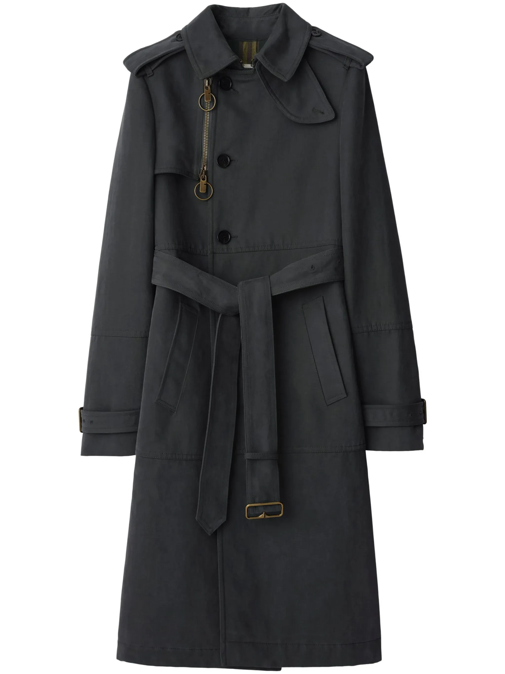 BURBERRY - Women  Denim Contrsuction Inside With Coat