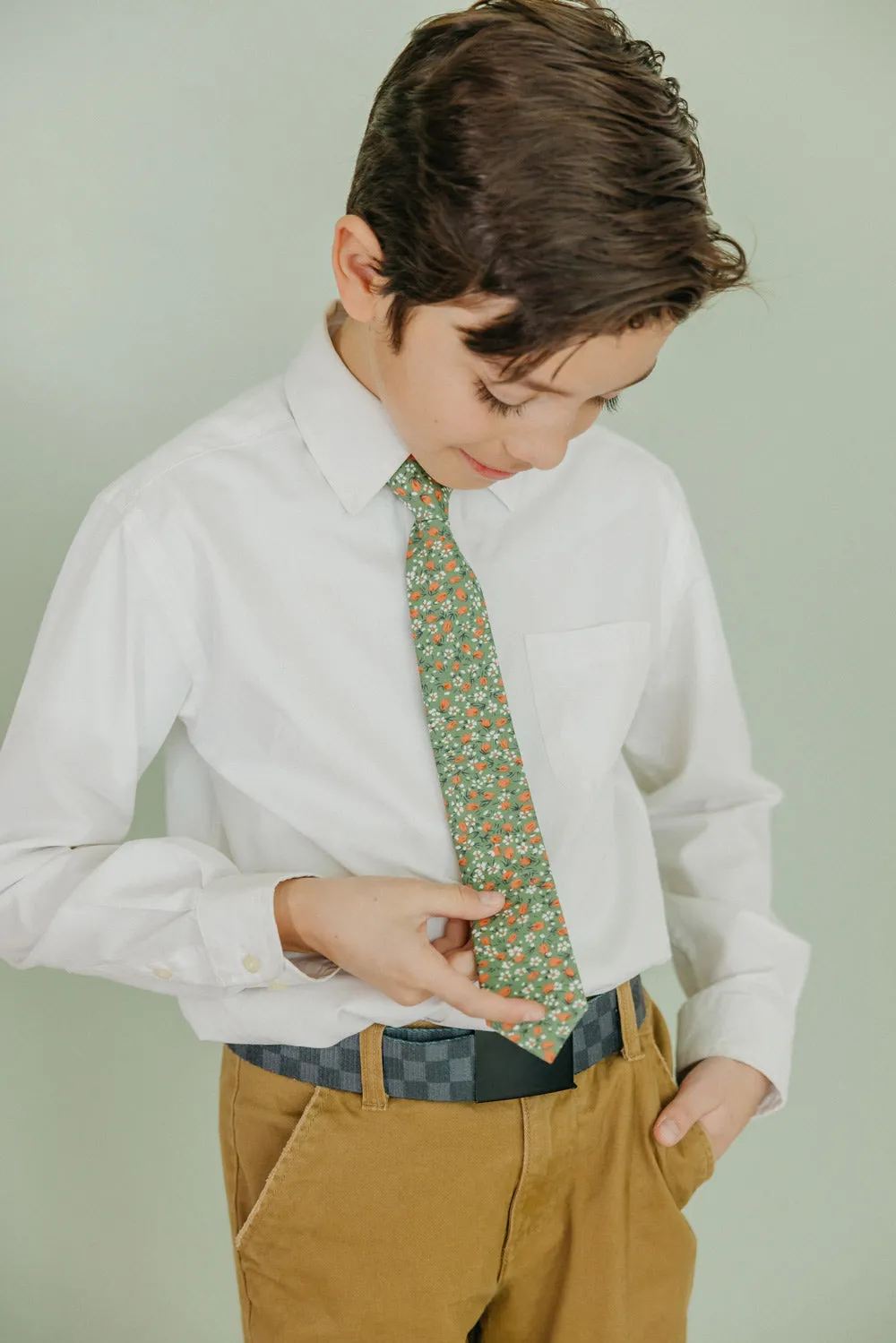 Calla Lily Boys Tie