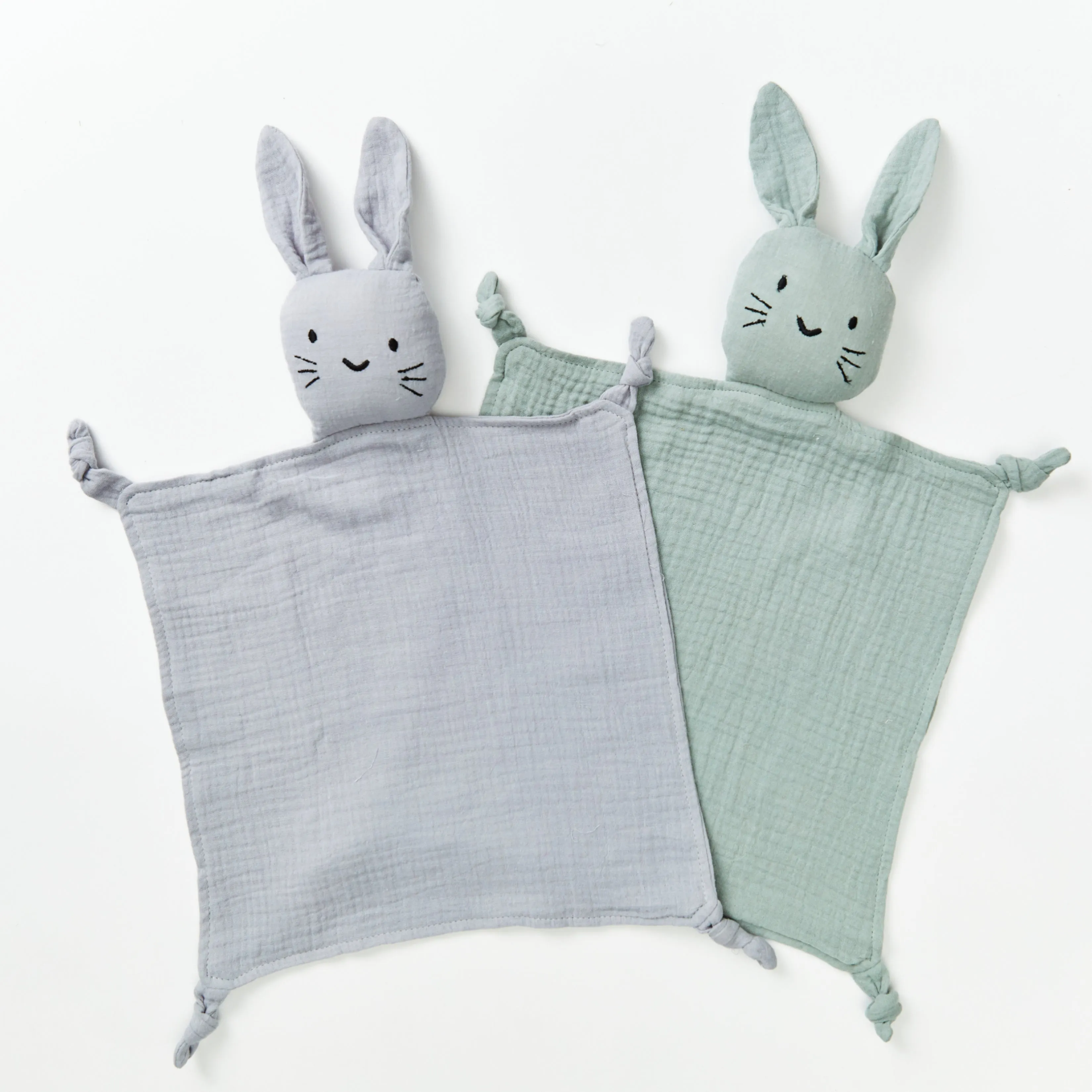 Cotton Baby Comforter Thumper The Bunny — Blush