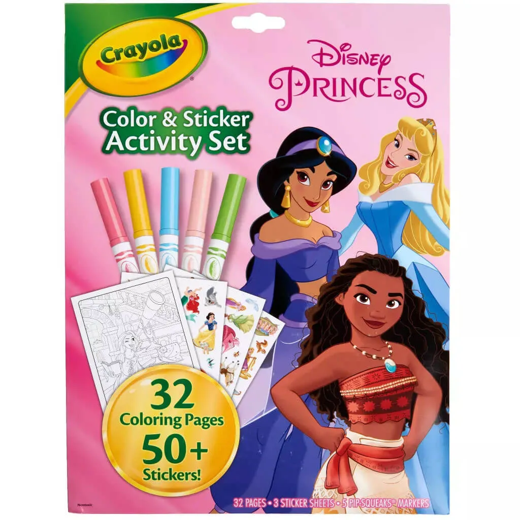 Crayola Princess Color & Sticker Activity Set