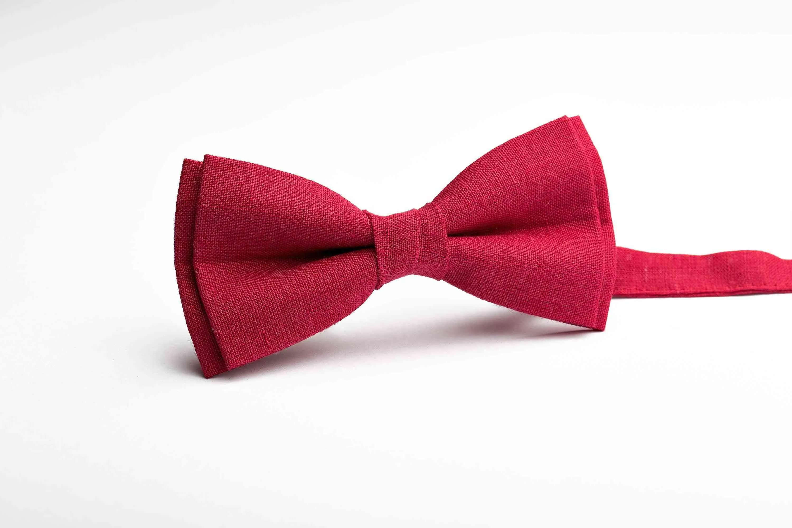 Dress Up Your Little Ones with Our Adorable Raspberry Bow Ties for Boys and Toddlers