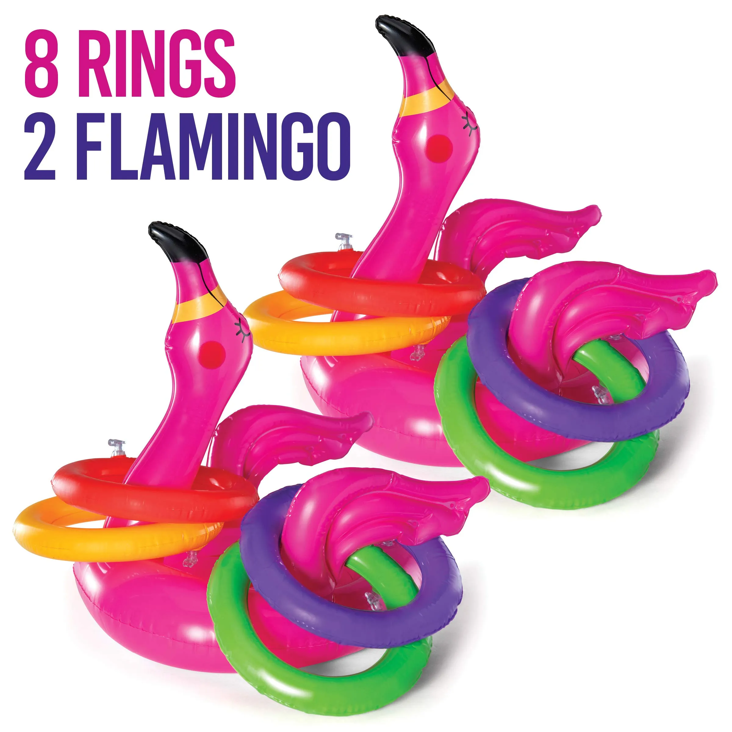 Flamingo Ring toss Games for Kids Outdoor, Inflatable Pool Toys, Pool Games, Swimming Pool