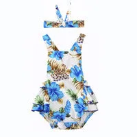 Girl's Swimsuit One-Piece Strap Backless Swimwear