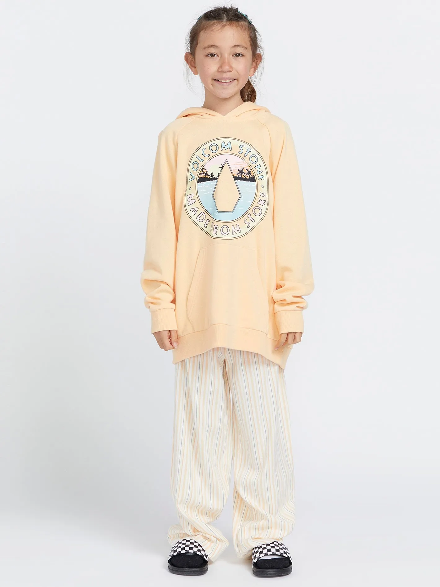 Girls Truly Stoked Boyfriend Sweatshirt - Sorbet