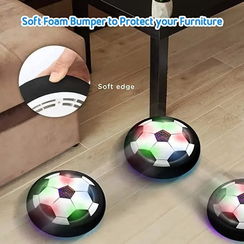 Hover Football Indoor Floating Hover Ball | Disc with Soft Foam Bumpers