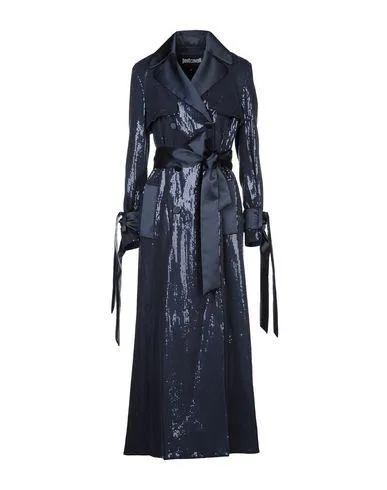 Just Cavalli Women Overcoat Dark blue 6 UK