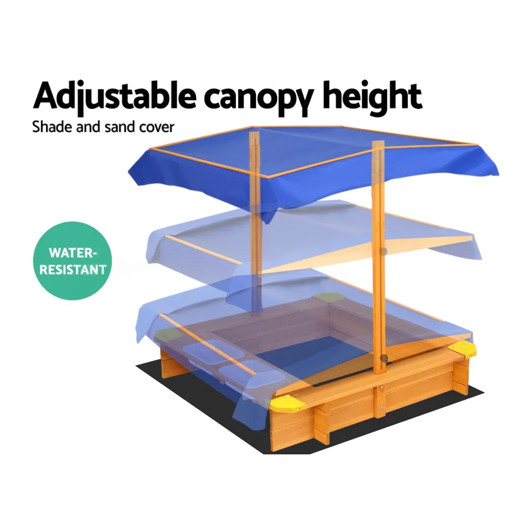 Keezi Outdoor Canopy Sand Pit