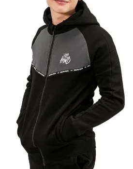 Kings Will Dream Kids Jarva Fine Tape Hoody Black