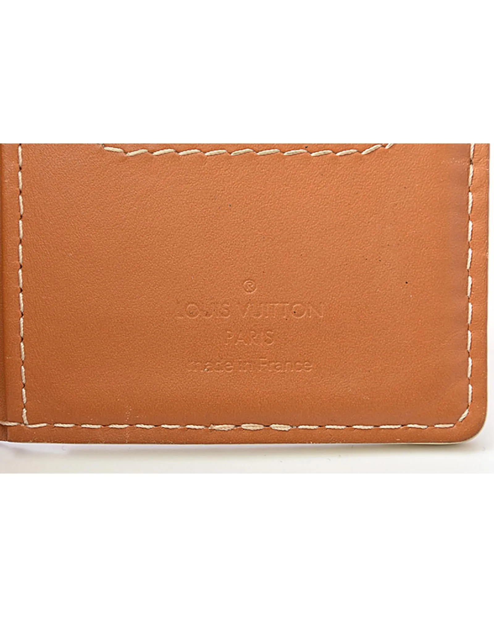 Leather Card Holder Organizer for Business Cards - Red