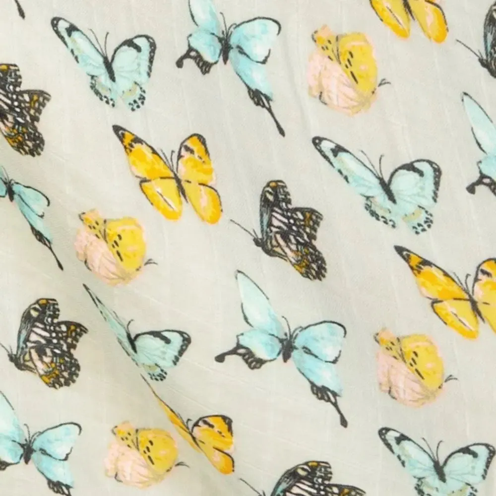 Milkbarn Butterfly Bamboo Swaddle