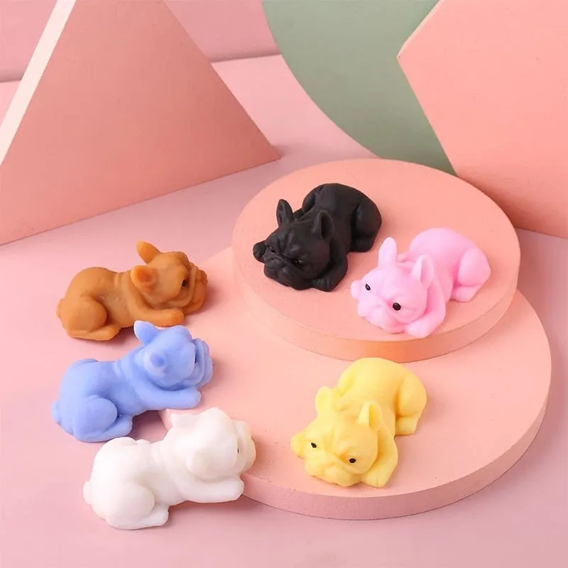 NEW Kids Baby Cute Squishy Dogs Anime Fidget Toys Puzzle Creative Simulation Decompression Toy Anti-stress Children Gifts