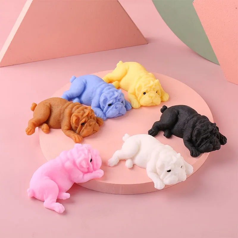 NEW Kids Baby Cute Squishy Dogs Anime Fidget Toys Puzzle Creative Simulation Decompression Toy Anti-stress Children Gifts