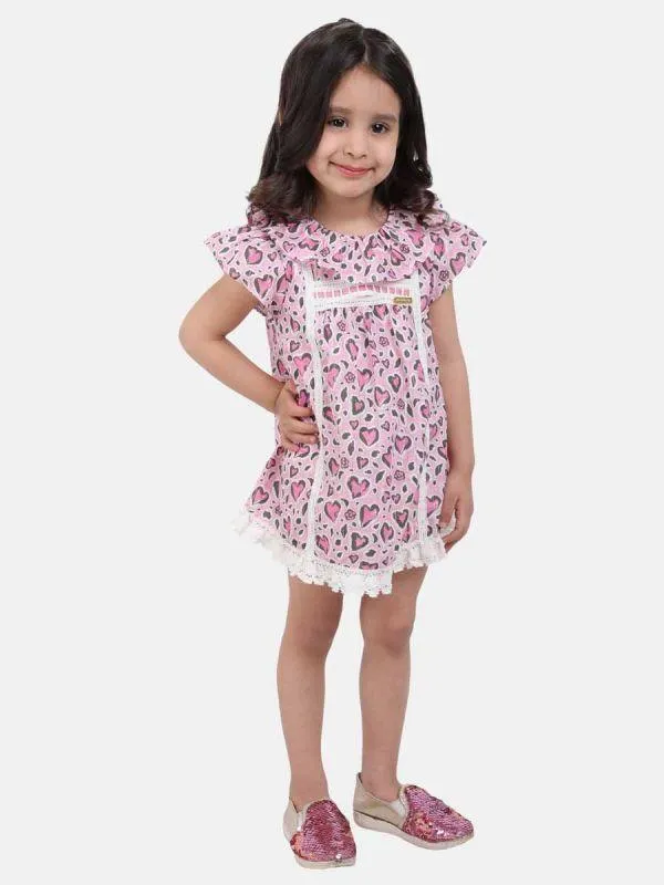 One Friday Kids Girls Printed Cotton Summer Dress