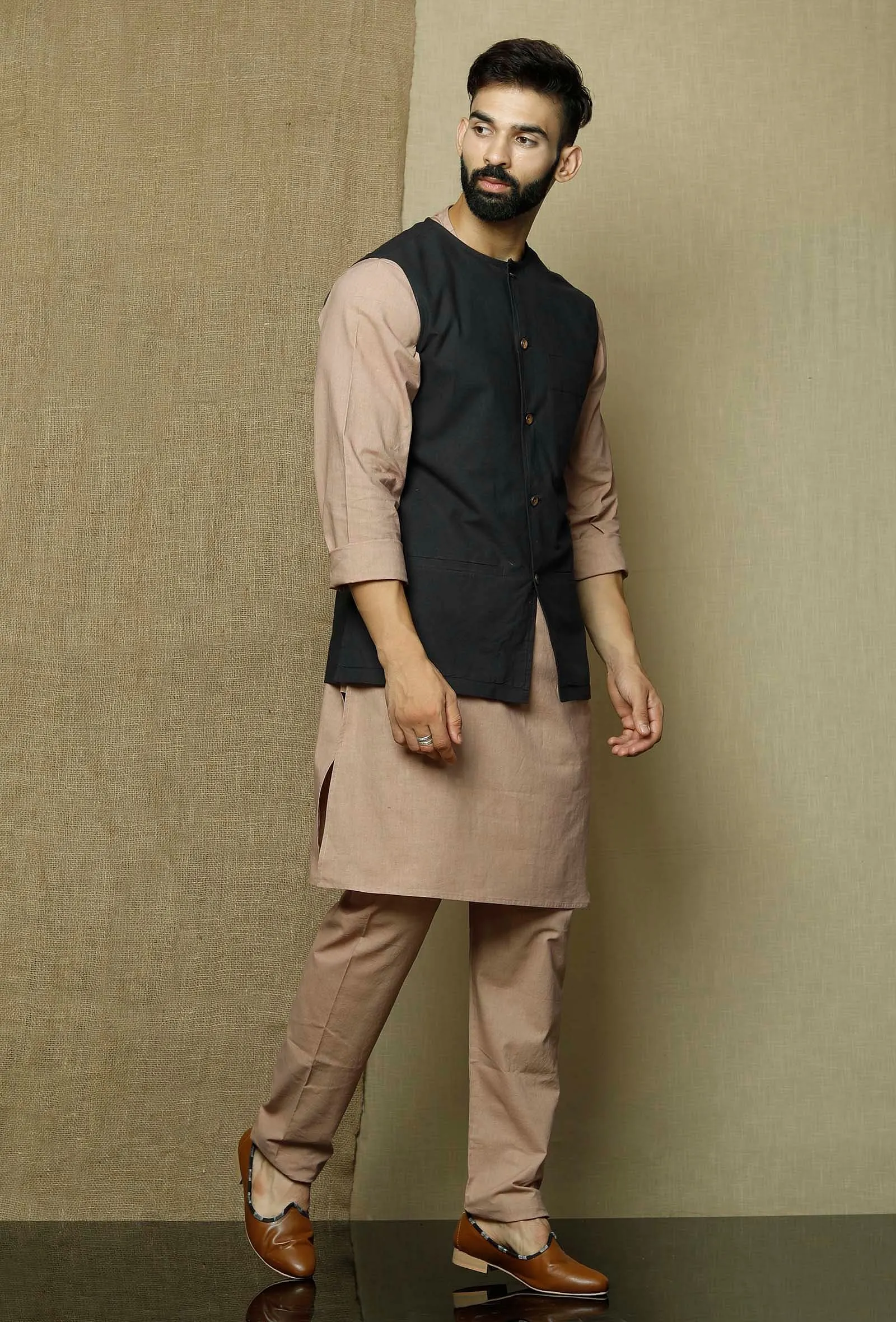 Onyx  Cotton Nehru Jacket