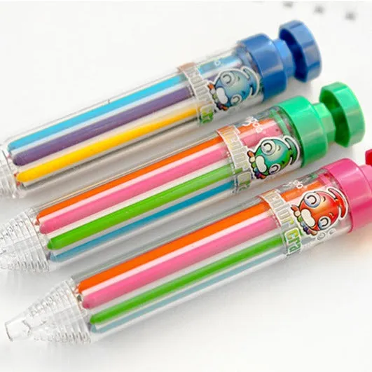 Retractable Kids Multi Coloring Pen