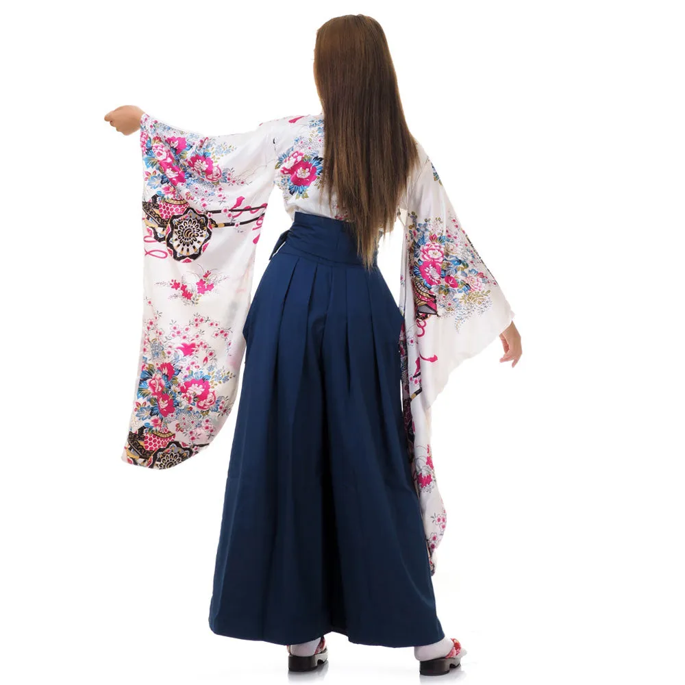 Rina Japanese Kimono Hakama Set for Women