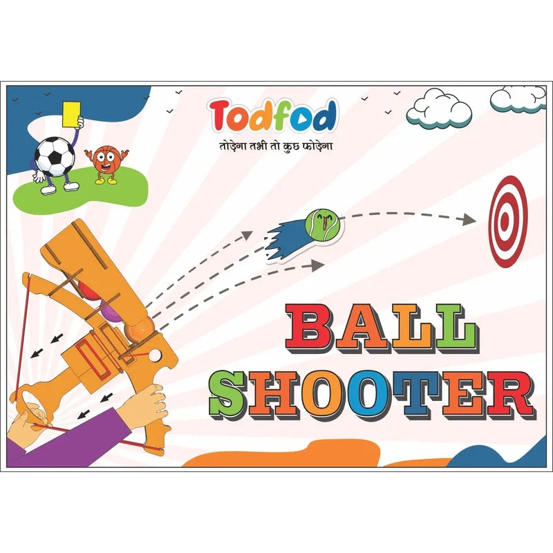 Roll Over Image to Zoom in Wooden Self Building Ball Shooter Archery Mind Exercise Toy