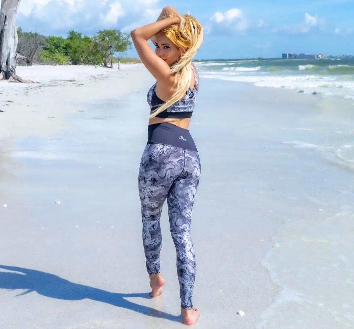 Silver Abalone Mermaid Leggings