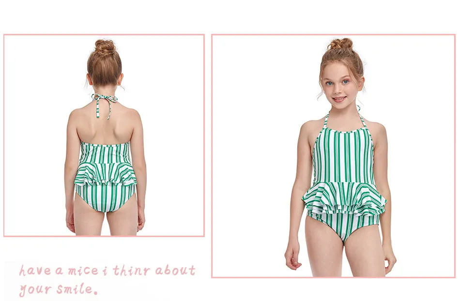 Swimsuit Cross-Border Girl's One-Piece Swimming Suit Swimwear