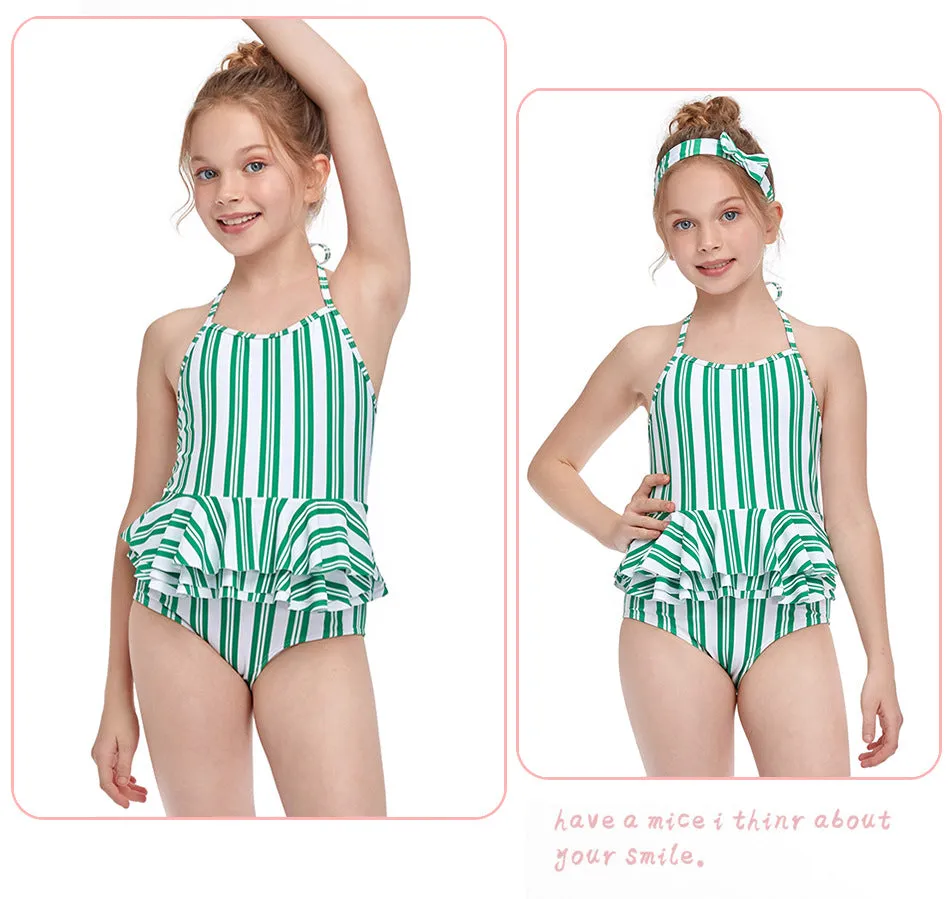 Swimsuit Cross-Border Girl's One-Piece Swimming Suit Swimwear