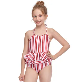 Swimsuit Cross-Border Girl's One-Piece Swimming Suit Swimwear