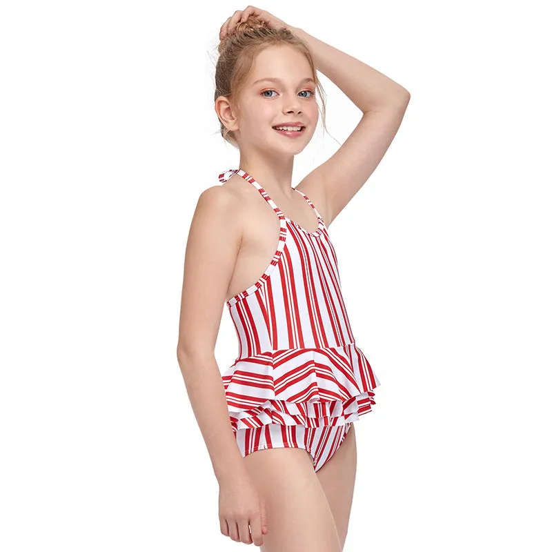 Swimsuit Cross-Border Girl's One-Piece Swimming Suit Swimwear