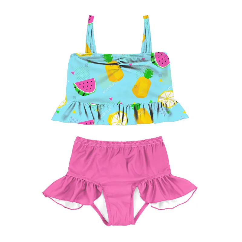 Swimsuit European Style Strap Children's Bikini Cute Princess