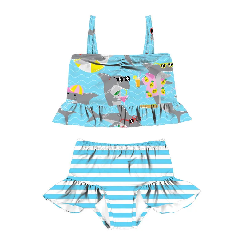 Swimsuit European Style Strap Children's Bikini Cute Princess