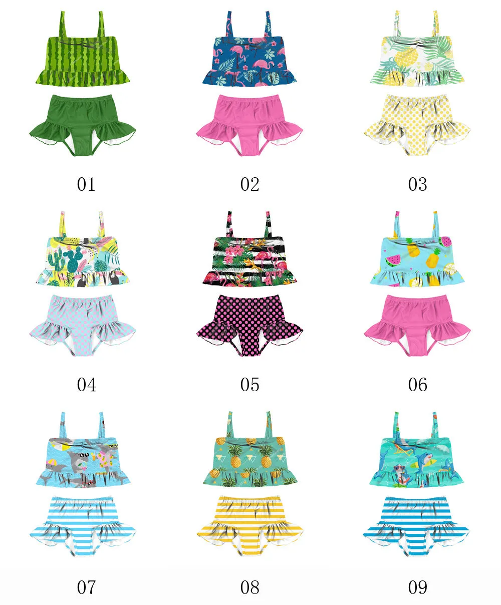 Swimsuit European Style Strap Children's Bikini Cute Princess