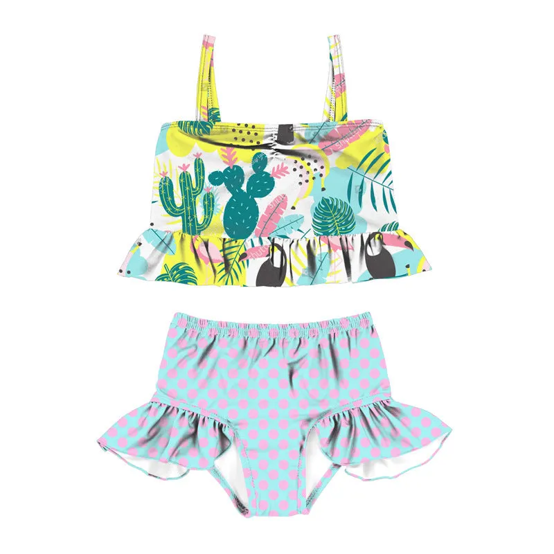 Swimsuit European Style Strap Children's Bikini Cute Princess