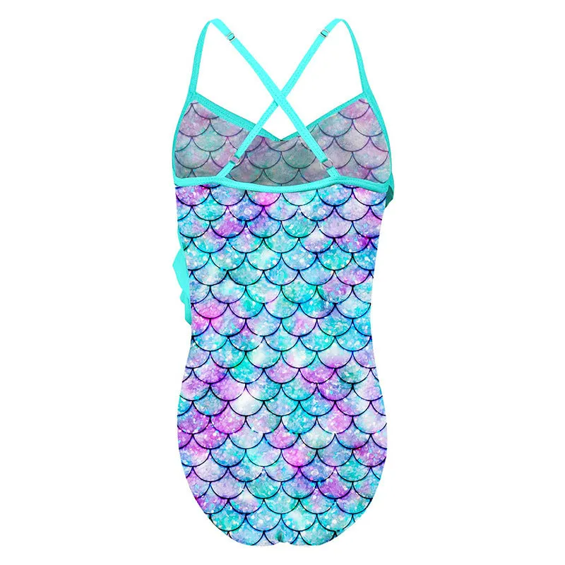 Swimsuit Girl's One-Piece Swimming Summer Swimwear