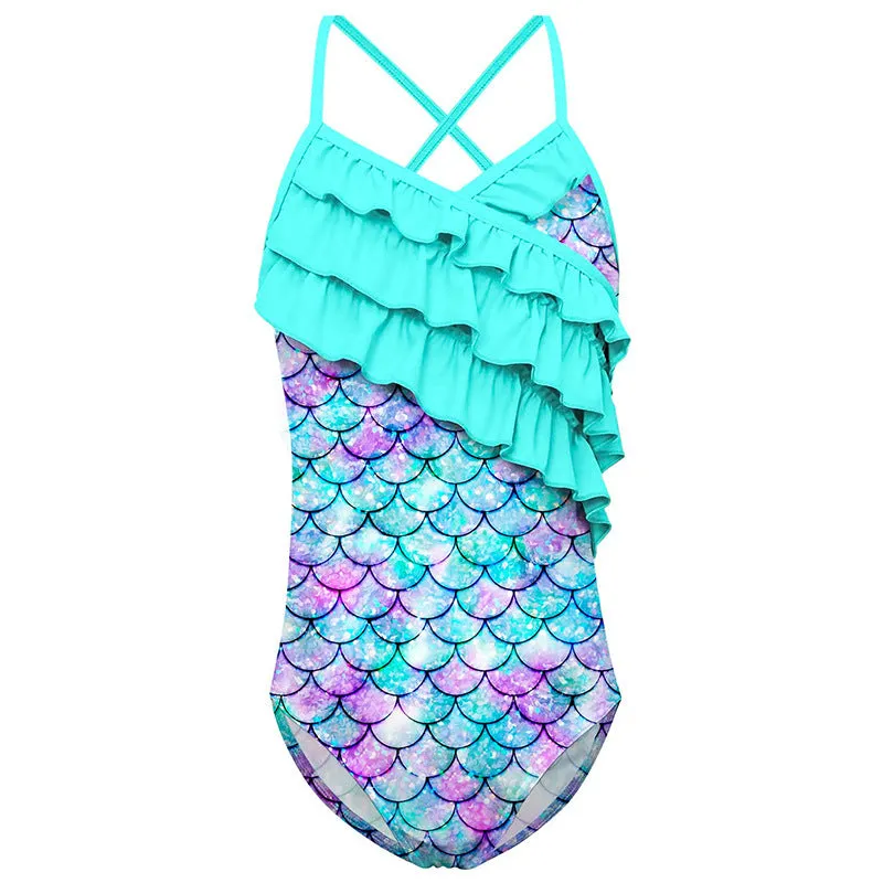 Swimsuit Girl's One-Piece Swimming Summer Swimwear