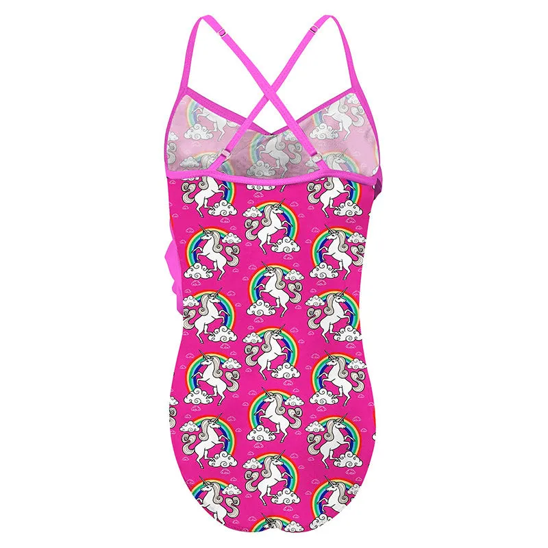 Swimsuit Girl's One-Piece Swimming Summer Swimwear