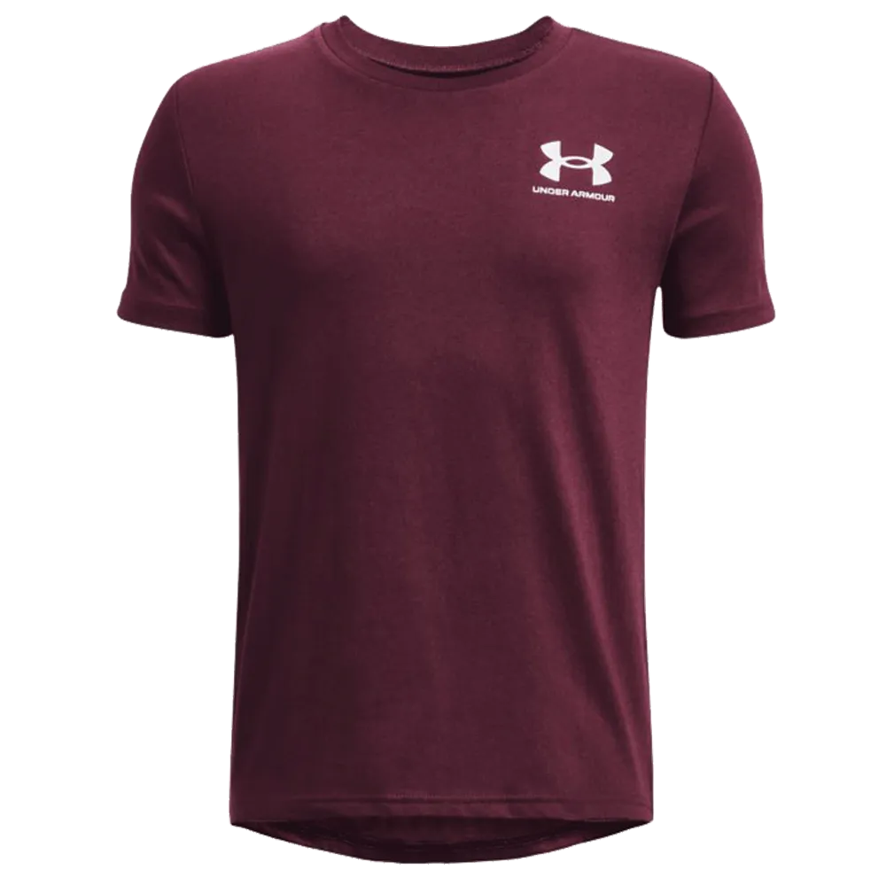 UA Boys' Sport style Left Chest Short Sleeve