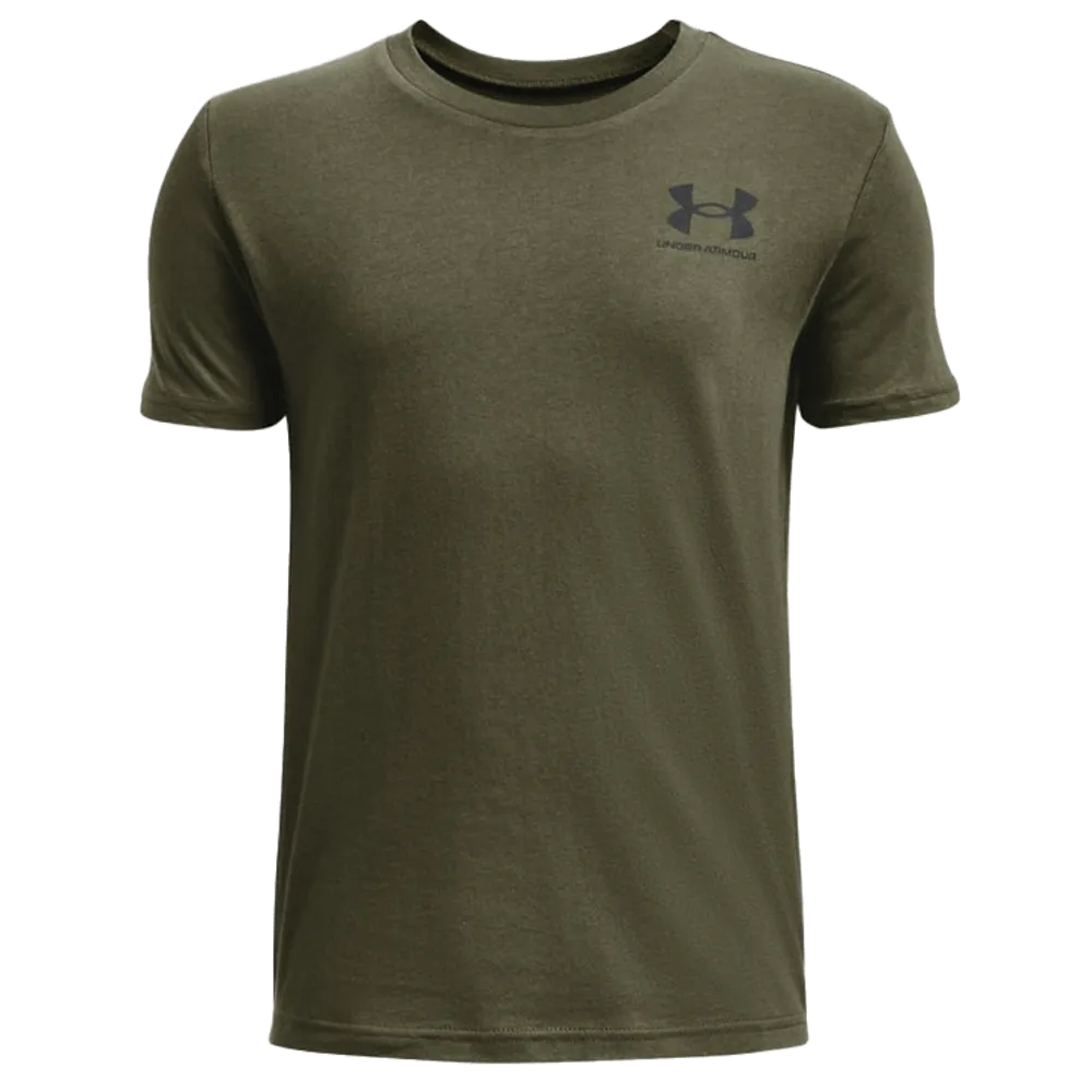 UA Boys' Sport style Left Chest Short Sleeve