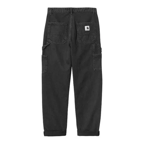 W' PIERCE PANT / CARHARTT WIP / BLACK-STONE WASHED