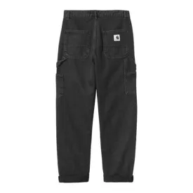 W' PIERCE PANT / CARHARTT WIP / BLACK-STONE WASHED