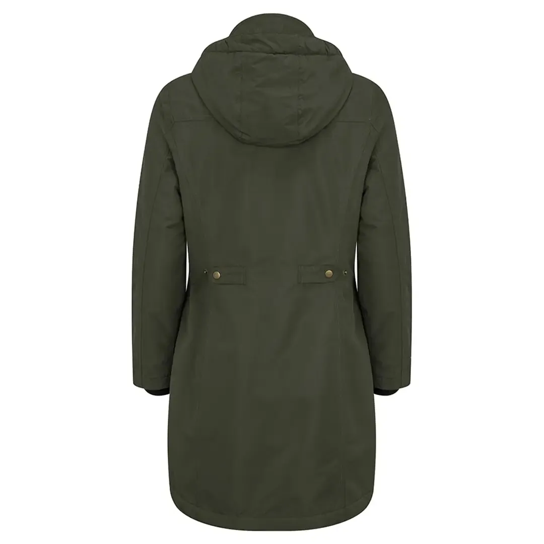 Walker Ladies Waterproof Long Coat - Fern Green by Hoggs of Fife