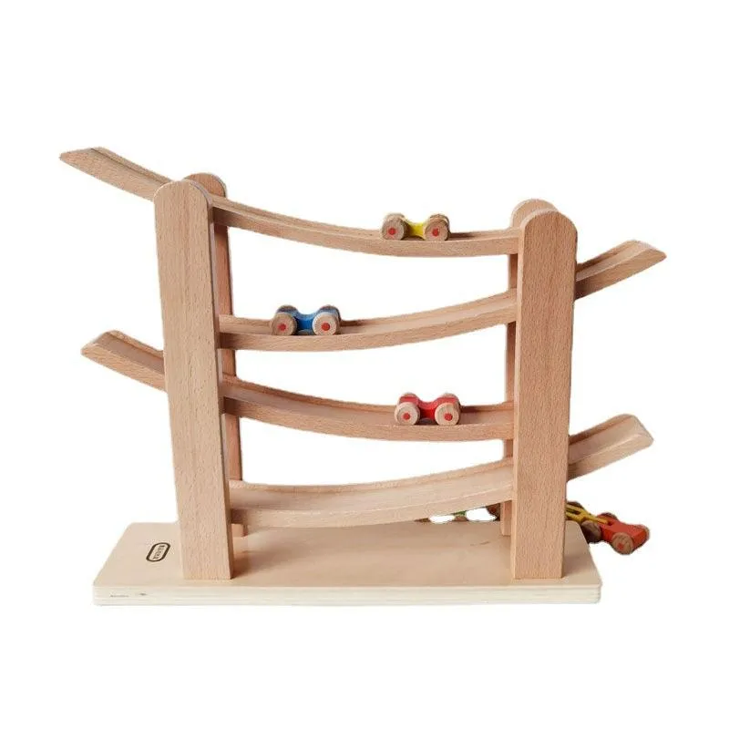 Wooden Car Ramp Racer | Montessori