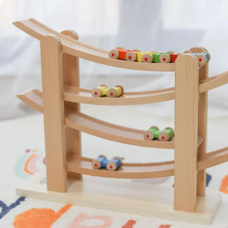 Wooden Car Ramp Racer | Montessori